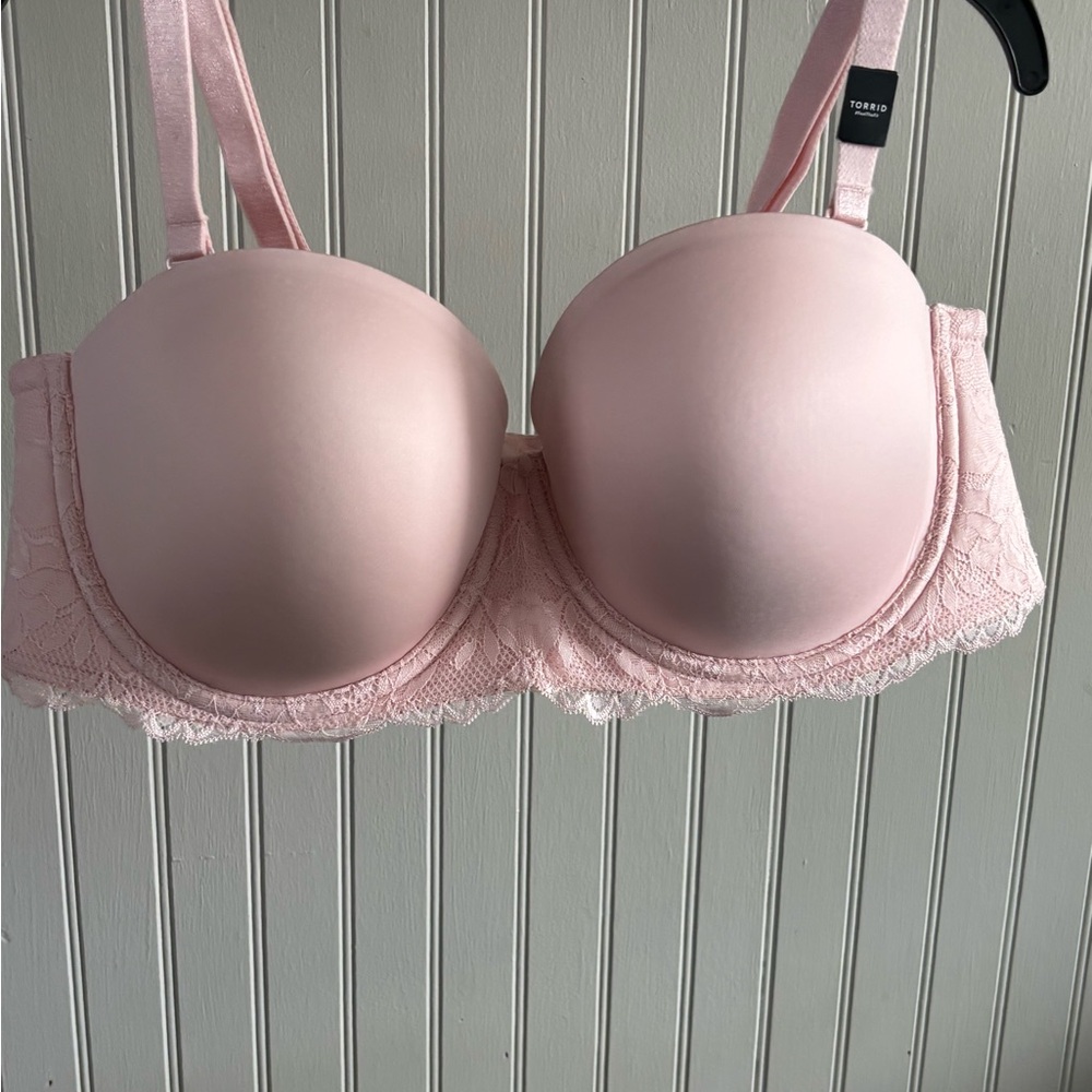 Torrid Blush Lace Underwire Bra